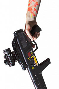 ruka z laser game